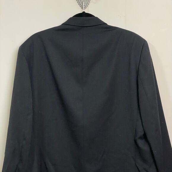 Ralph Ralph Lauren 42R black blazer single breast 100% wool professional classic - Picture 5 of 10